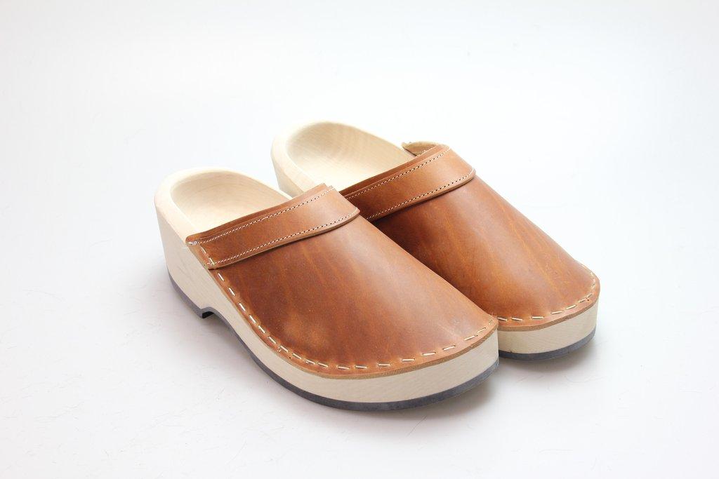 Holzschuhe in Leder ohne Schnalle-35-b