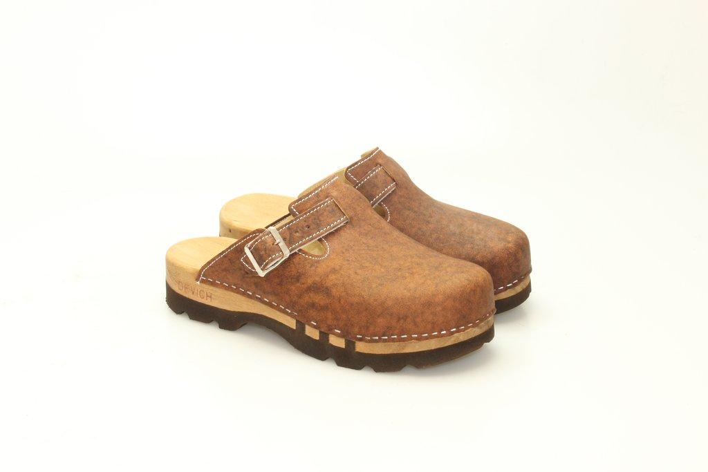 Bewegliche Clogs für Herren in Leder