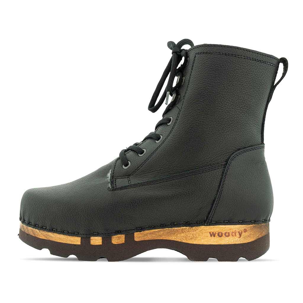 Pascal Herren Clog Stiefel woody® - Cervo Nero / 40