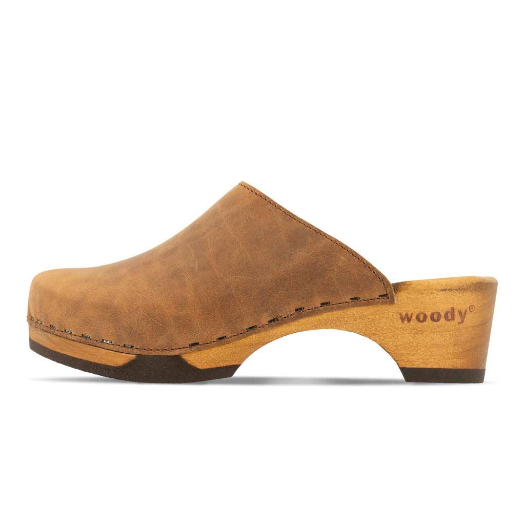 Katharina Damen Clog von woody® - Tabacco / 36