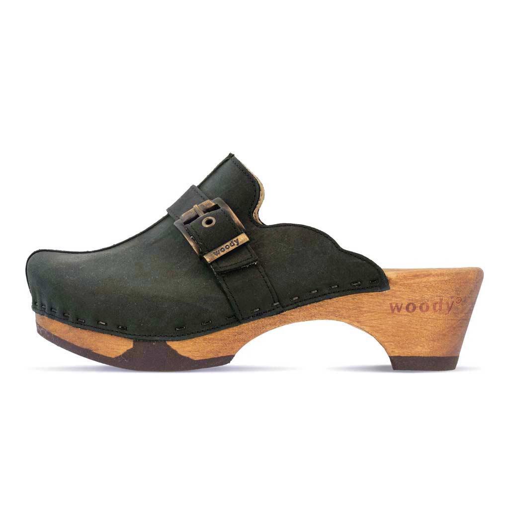 Florentina Damen Clog von woody® - Nero / 36