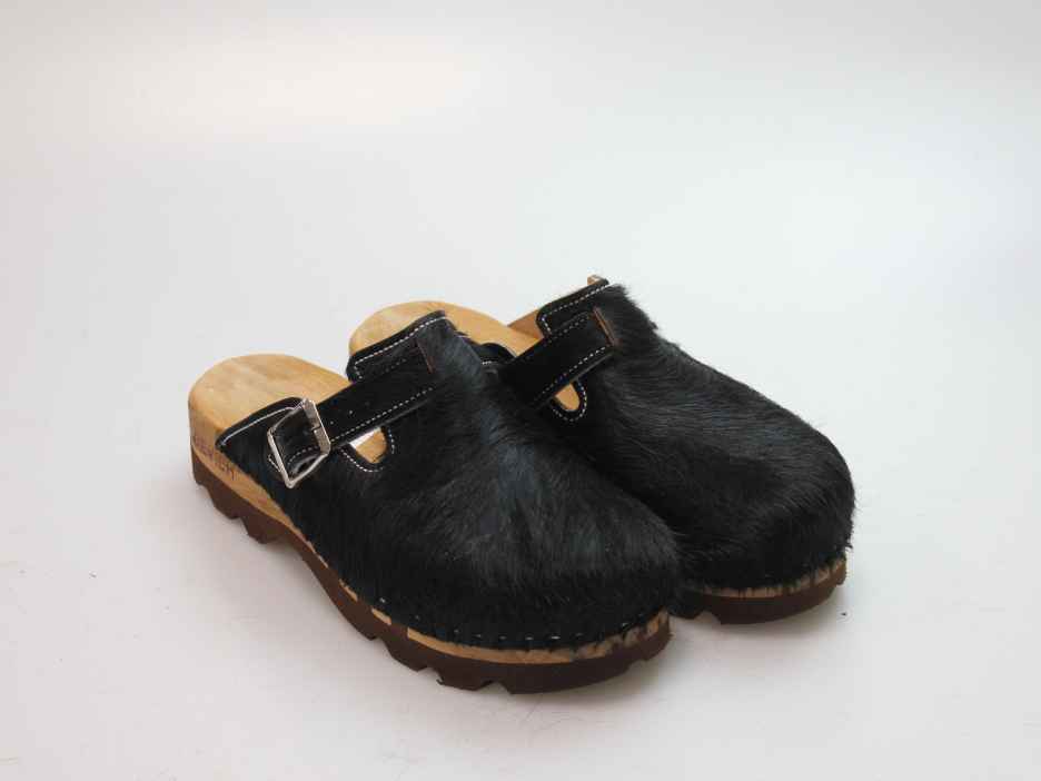 Bewegliche Clogs für Herren in Fell
