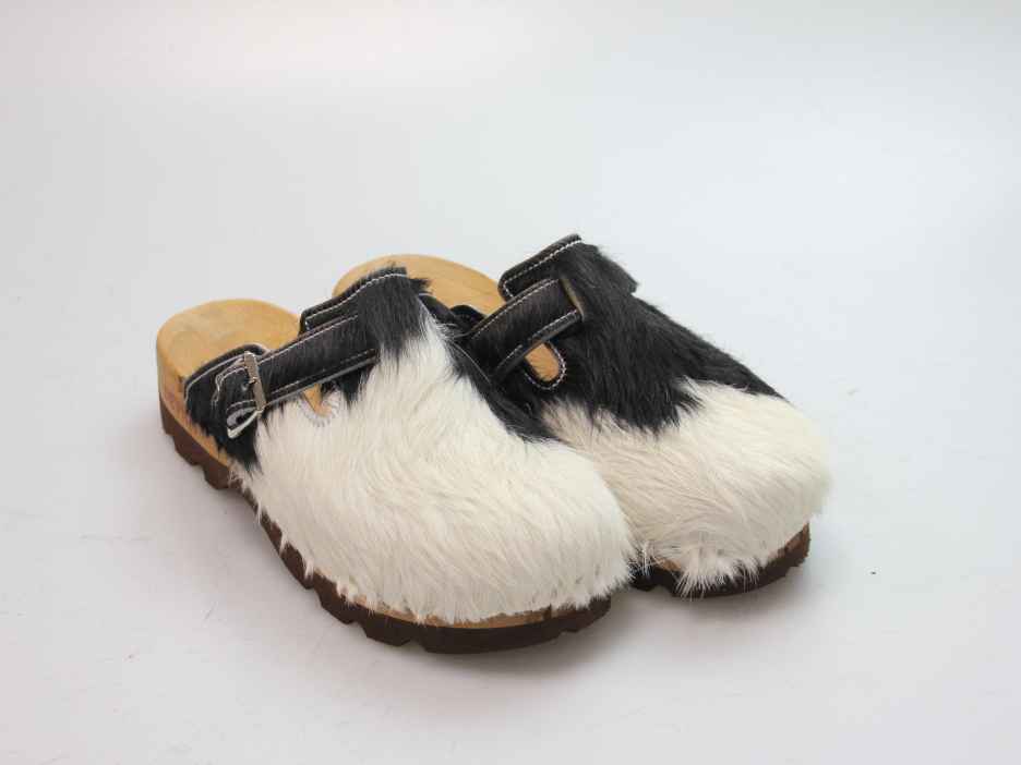 Bewegliche Clogs für Herren in Fell