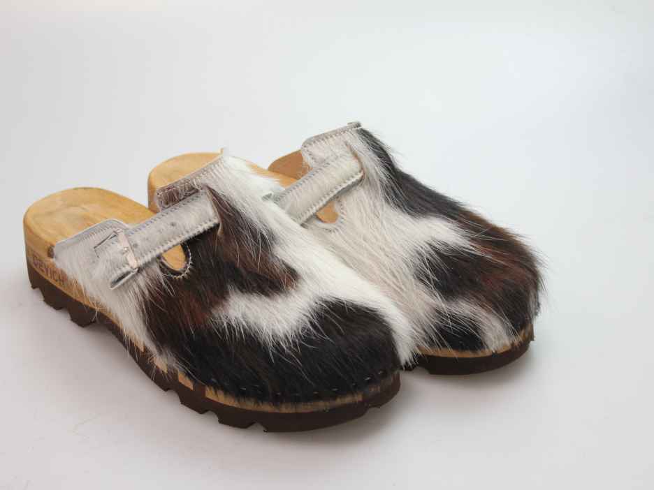 Bewegliche Clogs für Herren in Fell