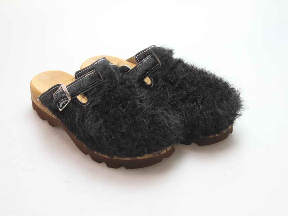 Bewegliche Clogs für Herren in Fell