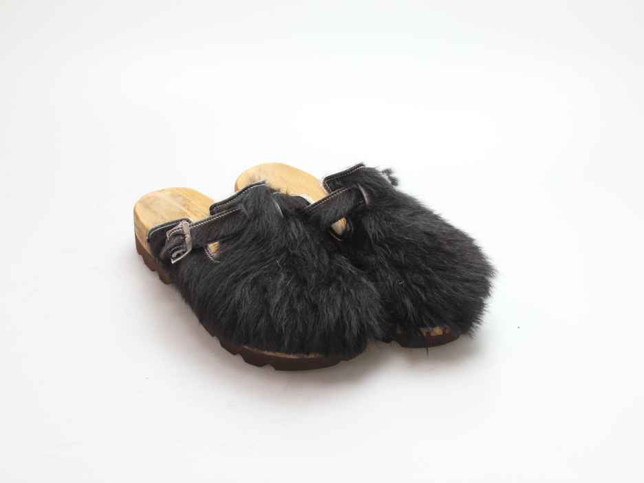 Bewegliche Clogs für Herren in Fell gefüttert