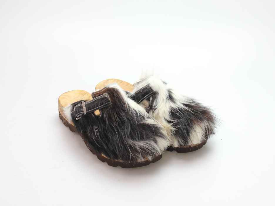 Bewegliche Clogs für Herren in Fell gefüttert