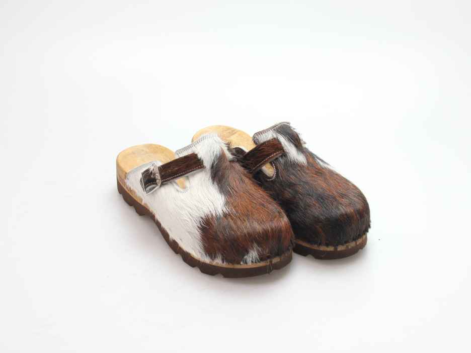 Bewegliche Clogs für Herren in Fell gefüttert