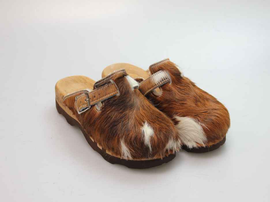 Bewegliche Clogs für Herren in Fell gefüttert