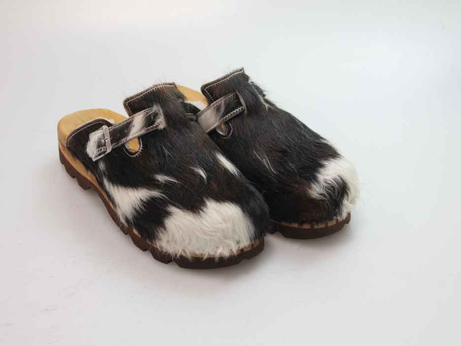 Bewegliche Clogs für Herren in Fell gefüttert