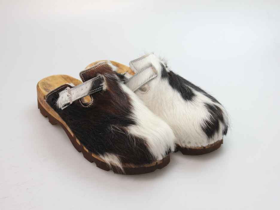 Bewegliche Clogs für Herren in Fell gefüttert