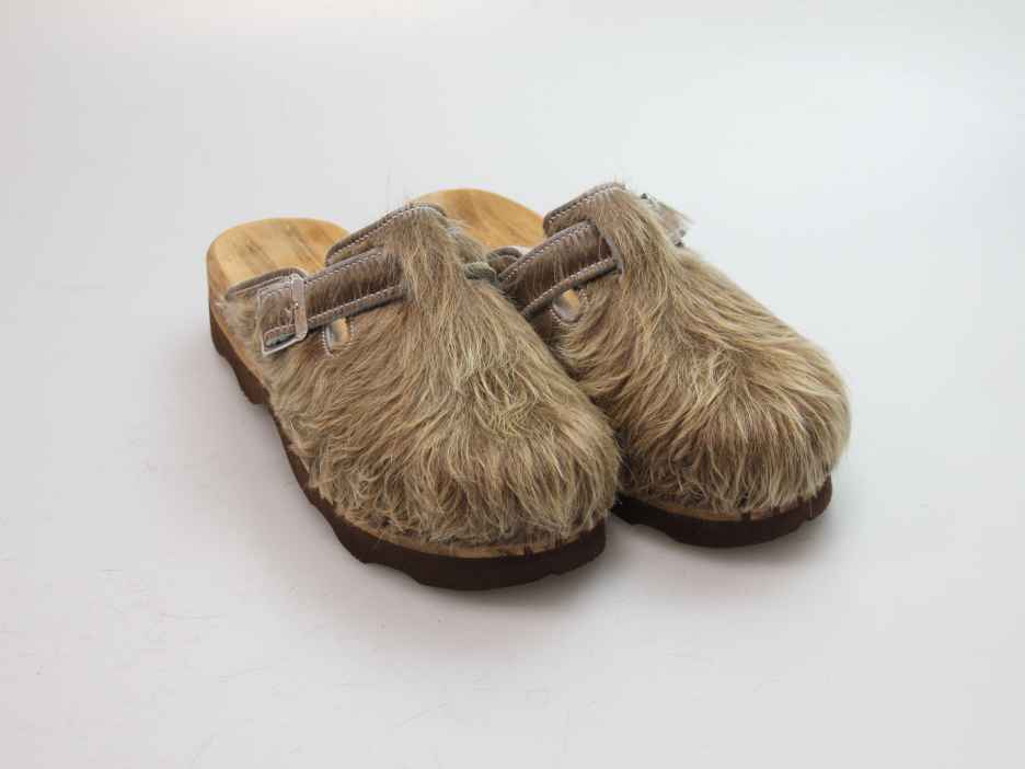 Bewegliche Clogs für Herren in Fell gefüttert