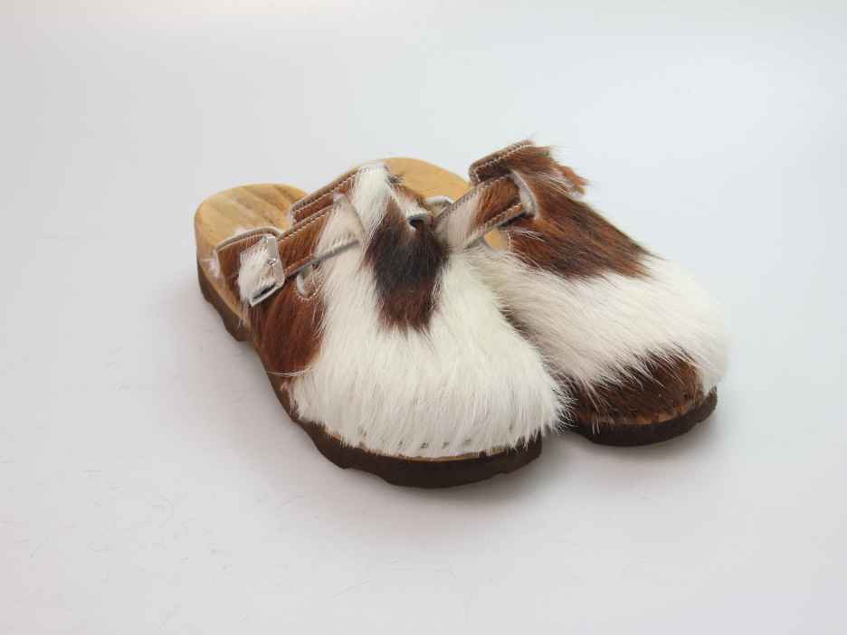 Bewegliche Clogs für Herren in Fell gefüttert