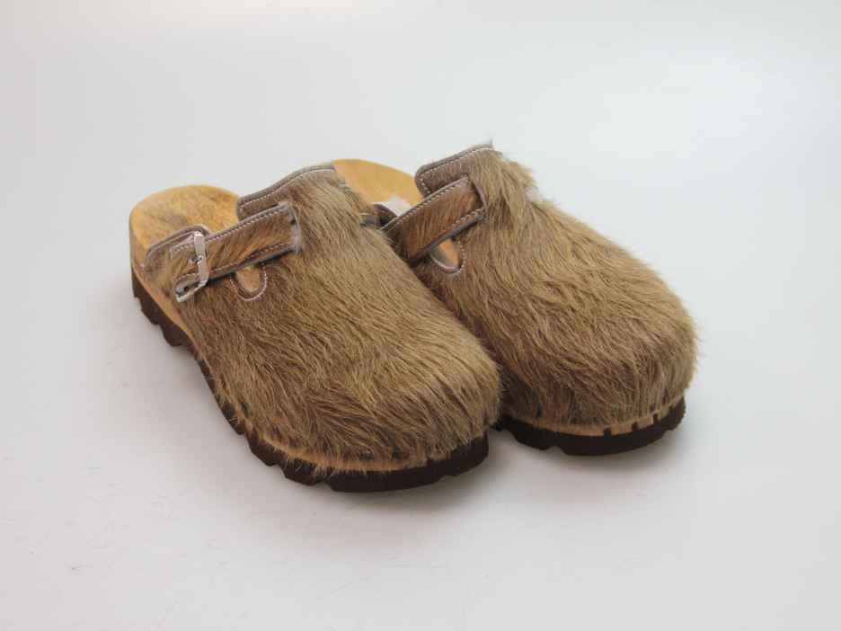 Bewegliche Clogs für Herren in Fell gefüttert