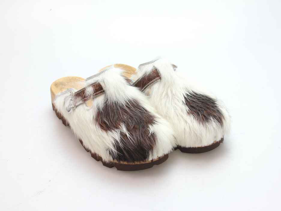 Bewegliche Clogs für Herren in Fell gefüttert