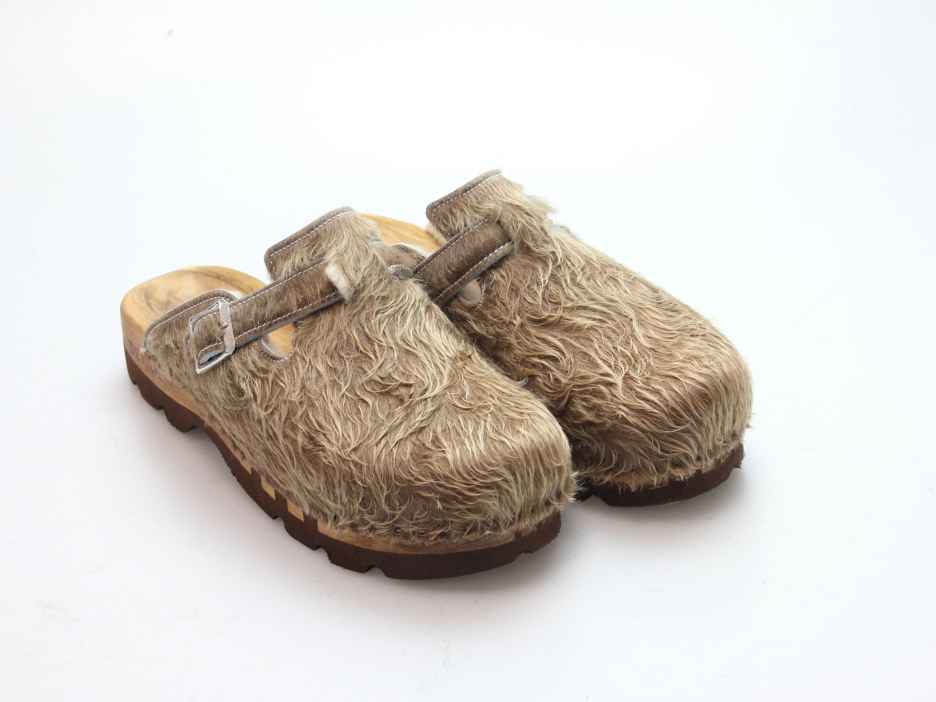 Bewegliche Clogs für Herren in Fell gefüttert