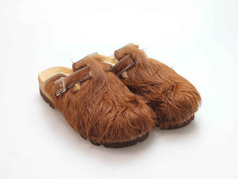 Bewegliche Clogs für Herren in Fell gefüttert