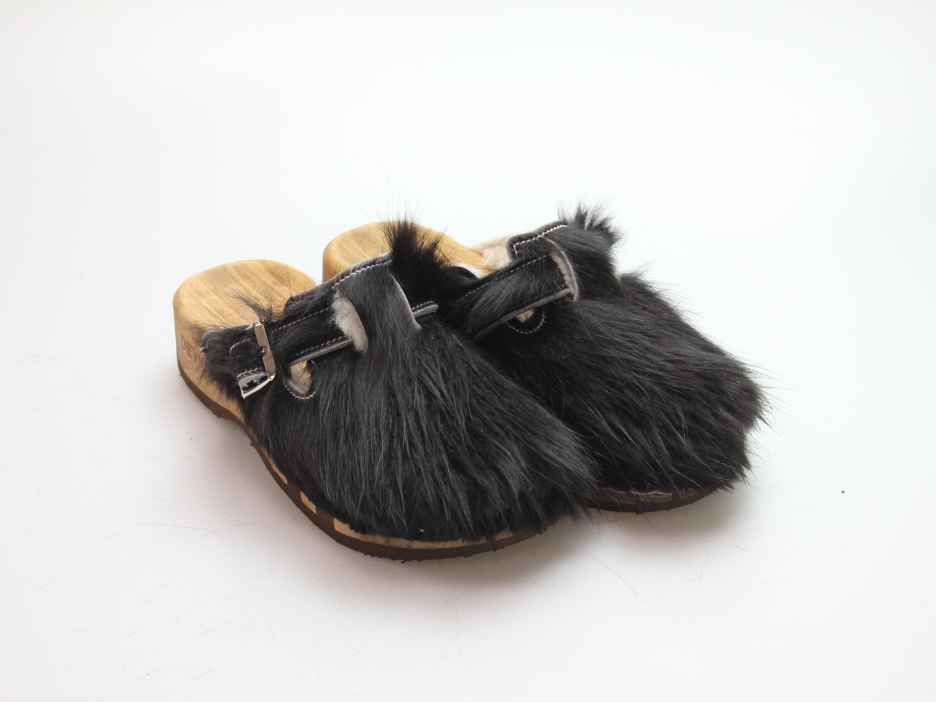 Bewegliche Fellclogs für Damen gefüttert