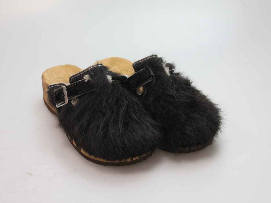 Bewegliche Fellclogs für Damen gefüttert