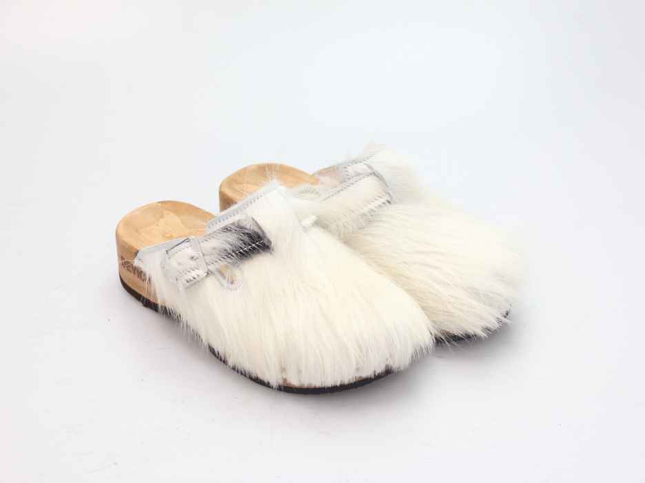 Bewegliche Fellclogs für Damen gefüttert