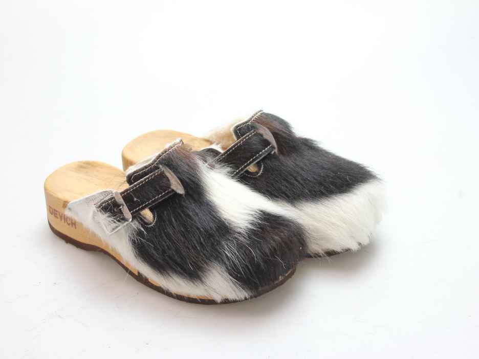 Bewegliche Fellclogs für Damen gefüttert